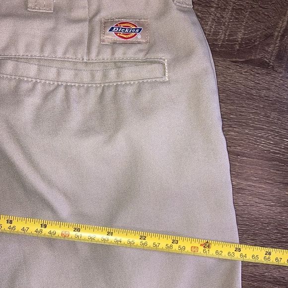 Mens 38x31 Dickies Khaki Cargo Work Pants - Picture 12 of 12
